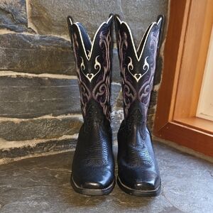 Justin Stampede L2554 Women's Cowboy Boots Size 10 B